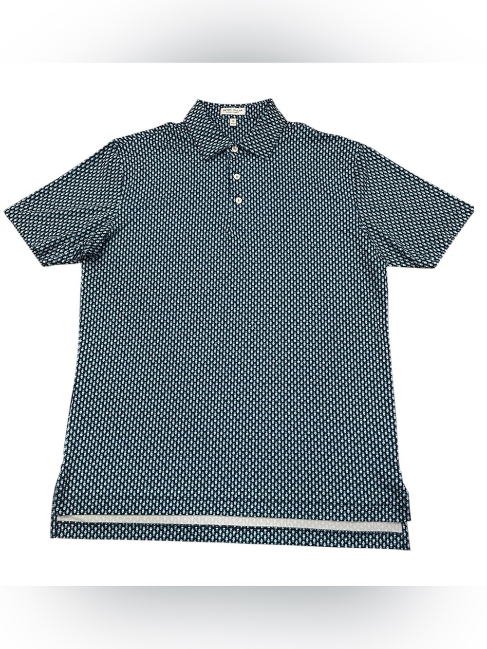 Peter Millar Pina Skullata Navy Golf Polo, Men’s Large